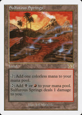 Fontes Sulfurosas / Sulfurous Springs - Magic: The Gathering - MoxLand